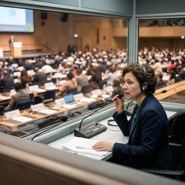 Services d'interprétation pour conférences internationales
